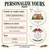 personalize — personalized new home ceramic ornament
