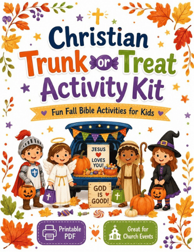 Christian Trunk or Treat Activity Kit printable preview