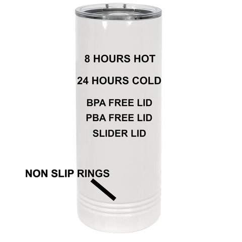 22 oz skinny tumbler - Modivational Tumbler design