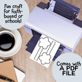 Printable Kindness Craft for Kids | Flowerpot Template | Write Kind Acts | Kid Craft | Christian or Classroom Use — preview 2