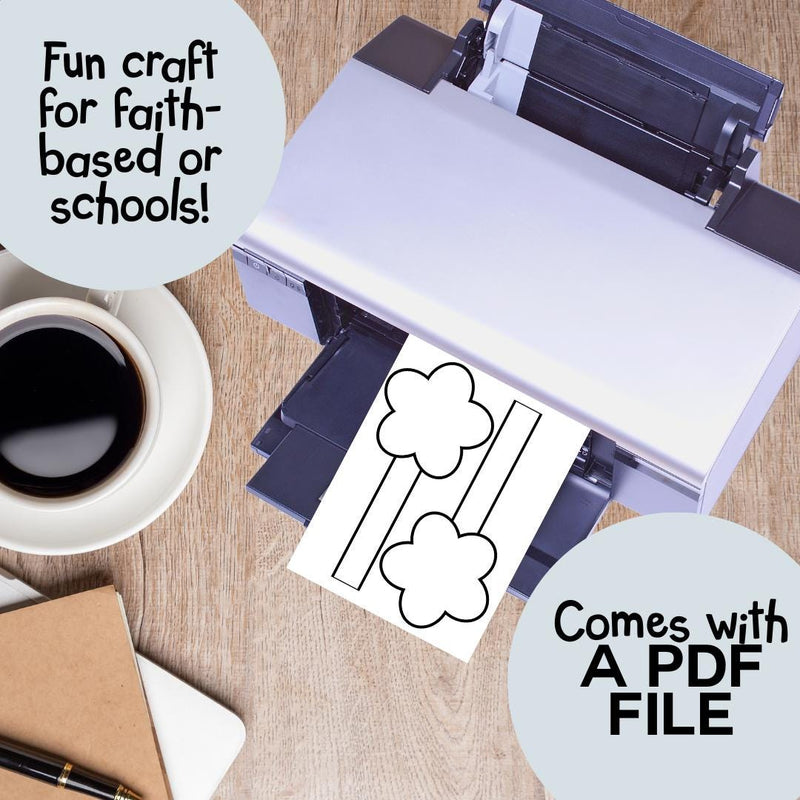 Printable Kindness Craft for Kids | Flowerpot Template | Write Kind Acts | Kid Craft | Christian or Classroom Use — preview 2
