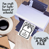 Scripture Backpack Craft for Kids – Printable Bible Activity with Scripture-Filled Items | Sunday School, VBS, Homeschool Christian Craft — preview 4