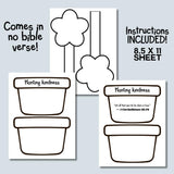 Printable Kindness Craft for Kids | Flowerpot Template | Write Kind Acts | Kid Craft | Christian or Classroom Use — preview 5