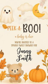 Animated Fall Baby Shower Invitation Video: Editable Canva Template — preview 2