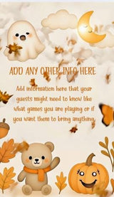 Animated Fall Baby Shower Invitation Video: Editable Canva Template — preview 4