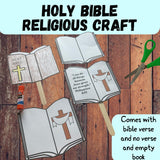 DIY Bible Verse Craft – Popsicle Stick Craft – Fun & Easy Christian Activity for Kids - Sunday School, VBS, Homeschool Christian Craft — preview 2