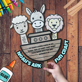 Bible Animal Craft Printable | Sheep, Donkey, Cow & Horse with Verses | Christian Kids Sunday School Activity — preview 1