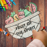 Fruit of the Spirit Basket Craft – Printable Bible Activity with Scripture-Filled Items - Sunday School, VBS, Homeschool Christian Craft — preview 1