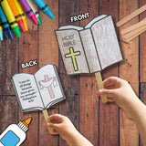 DIY Bible Verse Craft – Popsicle Stick Craft – Fun & Easy Christian Activity for Kids - Sunday School, VBS, Homeschool Christian Craft — preview 1