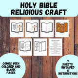 DIY Bible Verse Craft – Popsicle Stick Craft – Fun & Easy Christian Activity for Kids - Sunday School, VBS, Homeschool Christian Craft — preview 4