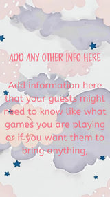 Pink Elephant Baby Shower Invitation: Animated Digital Download — preview 3