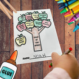 Apple Tree Craft Printable – Printable Bible Activity with Scripture-Filled Items - Sunday School, VBS, Homeschool Christian Craft — preview 1