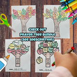 Apple Tree Craft Printable – Printable Bible Activity with Scripture-Filled Items - Sunday School, VBS, Homeschool Christian Craft — preview 4