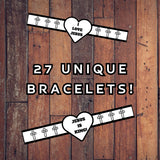 Jesus Loves Me Paper Bracelet Craft Printable | Bible Coloring Wristbands for Kids | Sunday School Activity | Christian Classroom Craft — preview 5