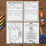 God’s Love Ocean Bible Craft Printable | Sunday School Activity | Bible Activity | VBS Kids Craft | Christian Coloring Activity — preview 4