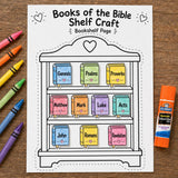 Books of the Bible Shelf Craft Printable | Bible Books Activity | Sunday School Craft | Christian Kids Craft | Bible Lesson Printable — preview 6