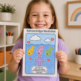 God’s Love Ocean Bible Craft Printable | Sunday School Activity | Bible Activity | VBS Kids Craft | Christian Coloring Activity — preview 2