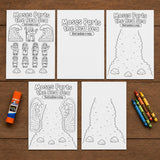 Moses Parts the Red Sea Craft Printable | Bible Story Activity for Kids | Sunday School Coloring Page | Christian Cut and Glue Craft — preview 5