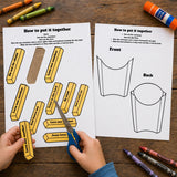 Bible Verse Fries Printable Craft for Kids, Christian Cut and Paste Activity, Sunday School Bible Craft, Homeschool Church Printable — preview 5