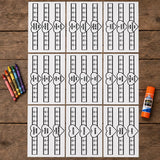 Jesus Loves Me Paper Bracelet Craft Printable | Bible Coloring Wristbands for Kids | Sunday School Activity | Christian Classroom Craft — preview 7
