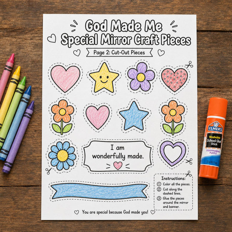 Noah’s Ark Animal Match Craft Printable, Bible Story Cut and Paste Activity, Sunday School Noah’s Ark Craft, VBS Animal Matching Worksheet — preview 2