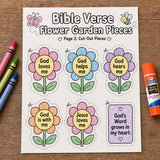 Bible Verse Garden Craft Printable | Christian Kids Activity | Sunday School Bible Craft | God’s Word Garden | VBS Printable — preview 5