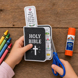 Build a Bible Craft Printable | Bible Booklet Craft for Kids | Sunday School Activity | VBS Bible Craft | Christian Kids Printable — preview 3