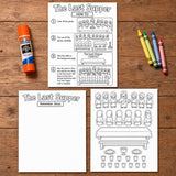 The Last Supper Craft | Bible Story Activity for Kids | Sunday School Easter Craft | Christian Coloring Page | Children’s Ministry Lesson — preview 6