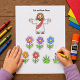 I Will Follow Jesus Craft | Bible Story Printable | Sunday School Activity | Christian Craft | Kids Bible Lesson | VBS Coloring Craft — preview 6