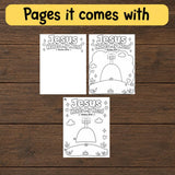 Jesus Holds My Hand Craft | Bible Handprint Activity | Prayer Bible Craft | Sunday School Activity | Christian Kids Cut and Paste Craft — preview 6