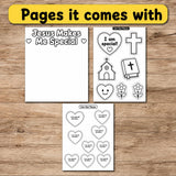 Jesus Makes Me Special Craft | Bible Handprint Activity | Prayer Bible Craft | Sunday School Activity | Christian Kids Cut and Paste Craft — preview 6