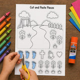 Path to kindness | Path to Prayer Printable | Sunday School Activity | Bible Craft for Kids | Cut and Paste Craft | Prayer Activity — preview 5