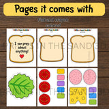 Build a Prayer Sandwich Craft | Christian Prayer Activity for Kids | Sunday School Bible Craft | Preschool Church Printable — preview 6