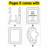 I Am God’s Masterpiece Craft | Ephesians 2:10 Bible Activity | Christian Self-Portrait Craft | Sunday School Printable for Kids — preview 5
