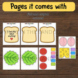 Build a Prayer Sandwich Craft | Christian Prayer Activity for Kids | Sunday School Bible Craft | Preschool Church Printable — preview 5