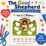 My First Church Quiet Book | Christian Busy Book for Kids | Printable Bible Activities | Sunday School Activity Binder | Church Quiet Bag — preview 10