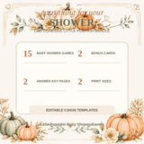 Fall Baby Shower Games Bundle — preview 9