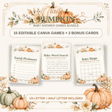 Fall Baby Shower Games Bundle — preview 1