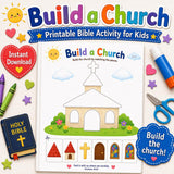 My First Church Quiet Book | Christian Busy Book for Kids | Printable Bible Activities | Sunday School Activity Binder | Church Quiet Bag — preview 4