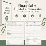 200-Page Emergency Binder & End of Life Planner — preview 6