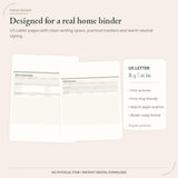 Editable Home Management Binder — preview 9