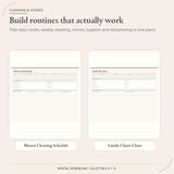 Editable Home Management Binder — preview 3