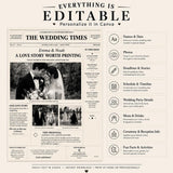 Wedding Newspaper Template — preview 6