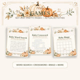 Fall Baby Shower Games Bundle — preview 4
