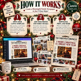 Editable Christmas Family Newspaper Template — preview 7