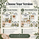 Editable House & Pet Sitter Binder — preview 2