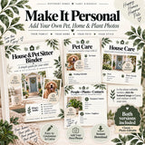 Editable House & Pet Sitter Binder — preview 3