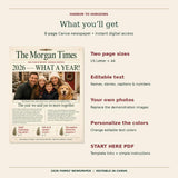 What you receive: Letter and A4 templates