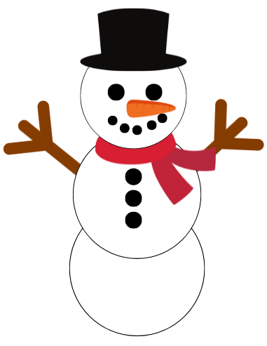 Printable Snowman Popsicle Stick Craft preview