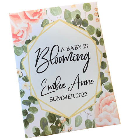 Custom eucalyptus Baby Shower Seed Packets Favors - Favor Universe